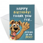 Birthday Card From The Dog Funny Birthday Cards For Dog Lover