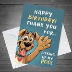 Birthday Card From The Dog Funny Birthday Cards For Dog Lover