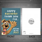 Birthday Card From The Dog Funny Birthday Cards For Dog Lover