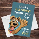 Birthday Card From The Dog Funny Birthday Cards For Dog Lover