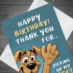 Birthday Card From The Dog Funny Birthday Cards For Dog Lover