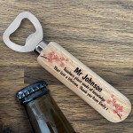 Personalised Gift For Teacher Novelty Leaving School Nursery