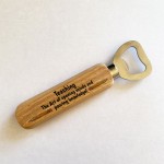 Thank You Teacher Gift Wood Bottle Opener Leaving Nursery School