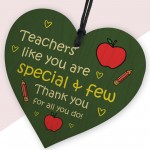 Thank You Teacher Gift Best Teacher Wood Heart Gifts For Teacher