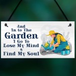 Find My Soul Novelty Hanging Garden Shed Summer House Sign 