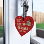 Funny Teacher Keyring Best Teacher Gifts Teacher Appreciation