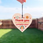 Thank You Gifts For Friend Teacher Colleague Wooden Keyring Gift