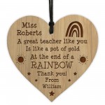 Teacher Gifts For Christmas Thank You Gift For Teacher Heart