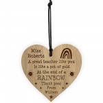 Teacher Gifts For Christmas Thank You Gift For Teacher Heart