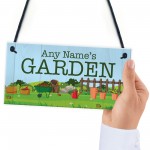 Personalised Garden Sign And Plaque For Home Gift For Him Her