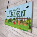 Personalised Garden Sign And Plaque For Home Gift For Him Her