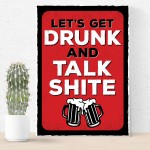 FUNNY Bar Sign A4 Garden Signs Home Bar Sign Alcohol Gift