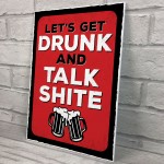 FUNNY Bar Sign A4 Garden Signs Home Bar Sign Alcohol Gift