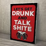 FUNNY Bar Sign A4 Garden Signs Home Bar Sign Alcohol Gift