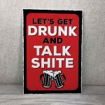 FUNNY Bar Sign A4 Garden Signs Home Bar Sign Alcohol Gift