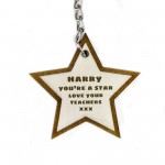 Personalised School Leaver Gift From Teacher Pupil Gift Star