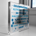 Personalised 30th Birthday Gift For Son Brother Dad Uncle