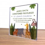 Personalised Christening Gifts For Son Baby Boy Godson Jungle