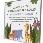 Personalised Christening Gifts For Son Baby Boy Godson Jungle