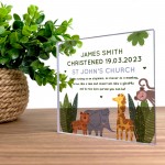 Personalised Christening Gifts For Son Baby Boy Godson Jungle