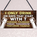 Funny Joke Bar Signs And Plaques Hanging Sign For Home Bar Shed