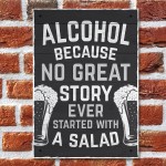 Home Bar Sign Hanging Wall Door Sign Alcohol Beer Gin Gift