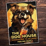 Hanging Wall Sign For Bar DOG HOUSE Sign Funny Bar Signs Garden