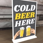 COLD BEER HERE Funny Bar Signs And Plaques Man Cave Bar Pub Sign