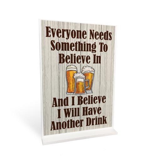 Funny Humour Bar Signs For Home Bar Standing Plaque Alcohol Beer