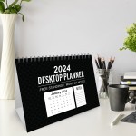 2024 Desktop Calendar A5 Monthly Planner Family Organiser