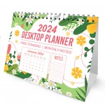 2024 Desk Calendar Planner Month To View Calender For Home