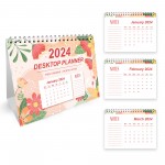 2024 Month-To-View Free Standing Desk Office Table Calendar