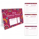 Rainbow Fun 2024 Calendar Month To View Spiral Bound Planner