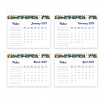 Polkadot 2024 Calendar Month To View Spiral Bound Planner