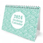 2024 Month to View Flip Over Desk Top Calendar Planner For Girls