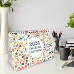 Desk Calendar 2024 Flip Calendar Month To View Christmas Gift