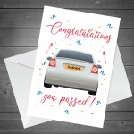 Personalised Passed Your Driving Test Card Congratulations