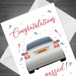 Personalised Passed Your Driving Test Card Congratulations