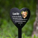 Personalised Pet Dog Cat Memorial Loss Grave Marker Plaque