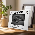 Pet Photo Frame Wooden Gift Personalised Dog Puppy Handmade