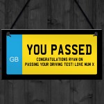 YOU PASSED Congratulations Gift For Passing Driving Test