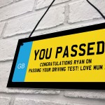 YOU PASSED Congratulations Gift For Passing Driving Test