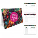 2024 Desk Calendar Tropical Flip Calendar For 2024