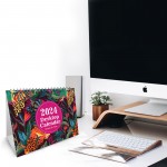 2024 Desk Calendar Tropical Flip Calendar For 2024