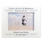 3rd Anniversary Gift For Boyfriend Girlfriend Wife Husband Frame