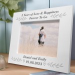 3rd Anniversary Gift For Boyfriend Girlfriend Wife Husband Frame