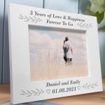 3rd Anniversary Gift For Boyfriend Girlfriend Wife Husband Frame