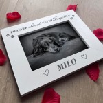 Personalised Memorial Photo Frame For Dog Pet In Memory Gift