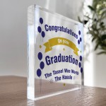 Congratulations On Your Graduation Acrylic Block Graduation Gift