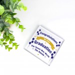 Congratulations On Your Graduation Acrylic Block Graduation Gift